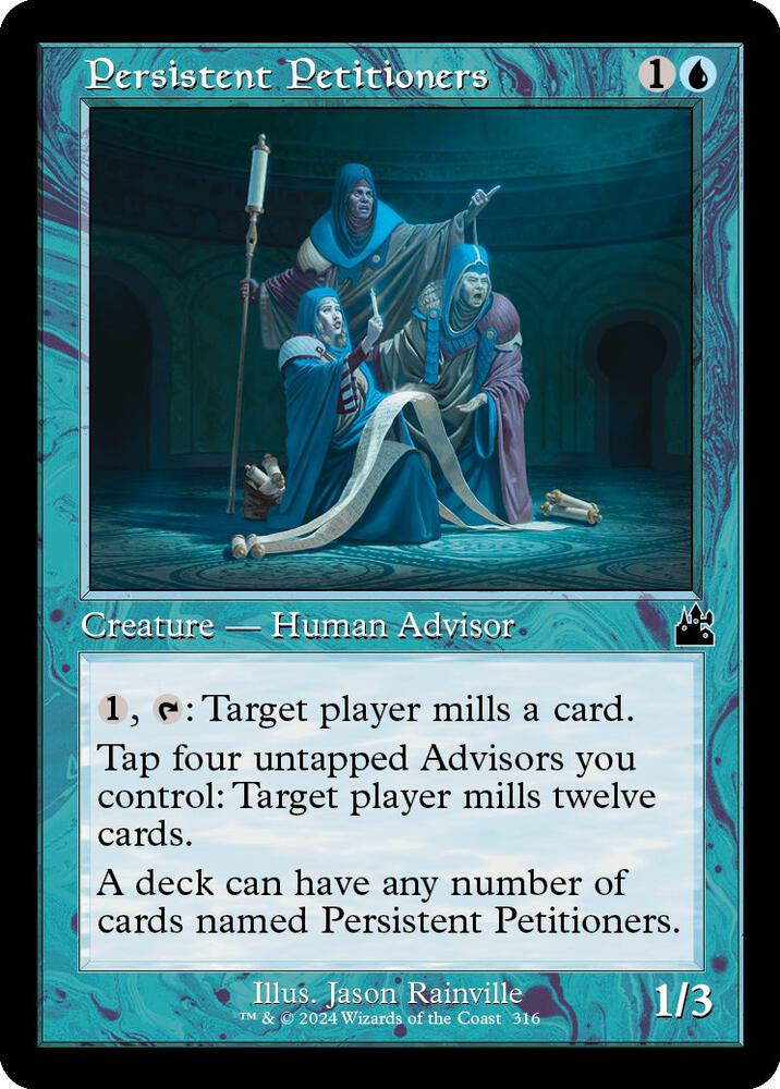 Persistent Petitioners (Retro Frame) (316) [Ravnica Remastered]