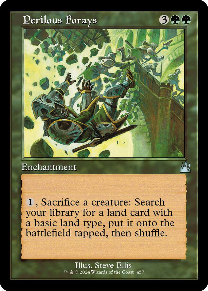 Perilous Forays (Retro Frame) (457) [Ravnica Remastered]