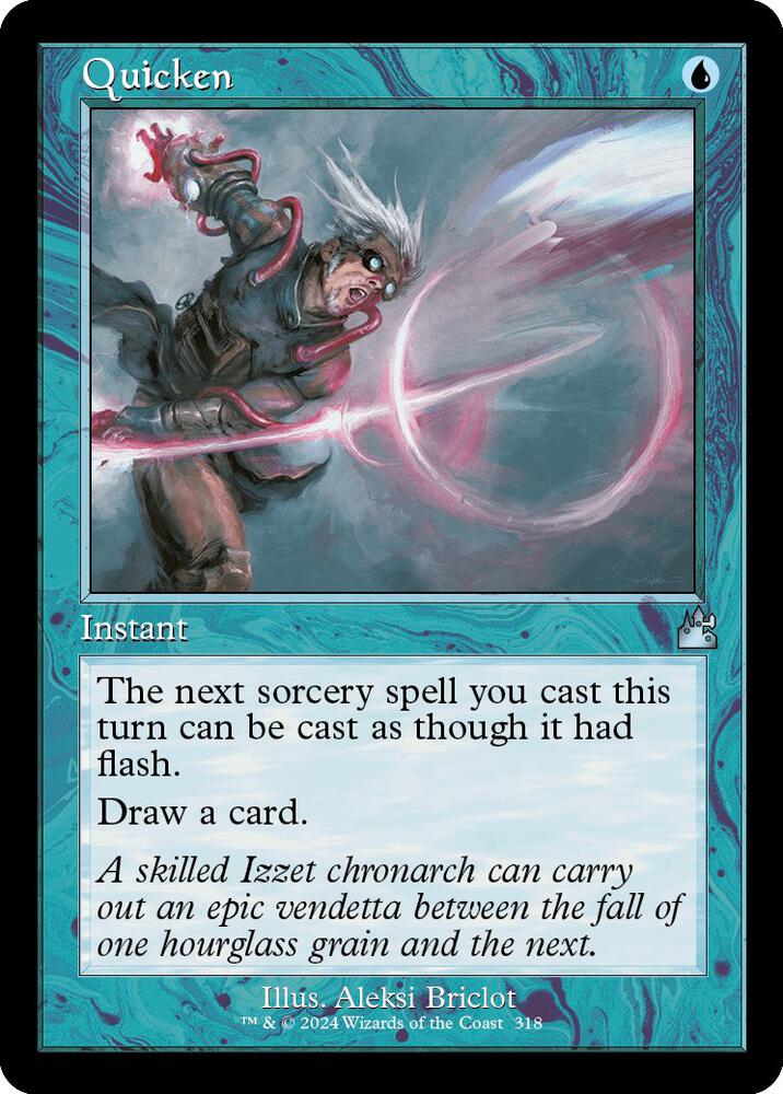Quicken (Retro Frame) (318) [Ravnica Remastered]
