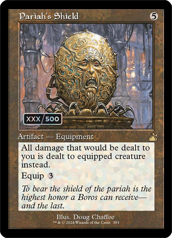 Pariah's Shield (Retro Frame) (Serial Numbered) (393) [Ravnica Remastered]