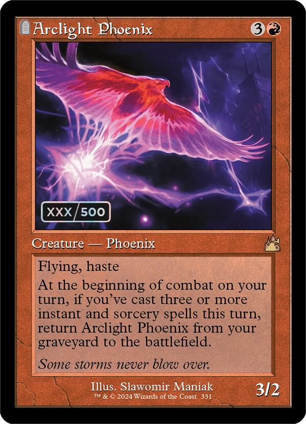 Arclight Phoenix (Retro Frame) (Serial Numbered) (331) [Ravnica Remastered]
