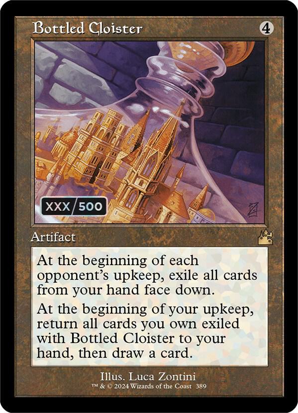 Bottled Cloister (Retro Frame) (Serial Numbered) (389) [Ravnica Remastered]