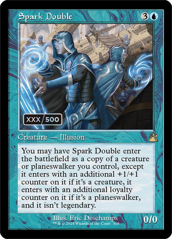 Spark Double (Retro Frame) (Serial Numbered) (319) [Ravnica Remastered]