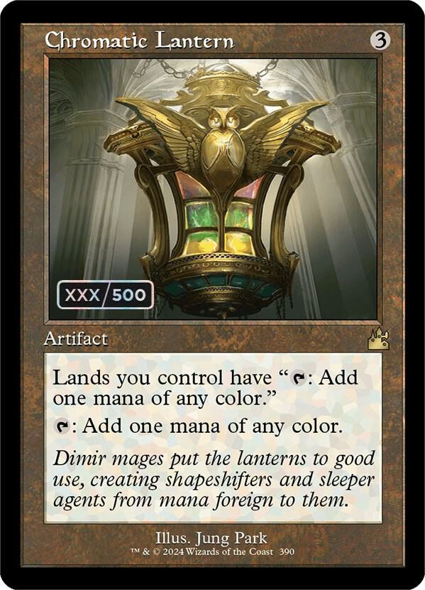 Chromatic Lantern (Retro Frame) (Serial Numbered) (390) [Ravnica Remastered]