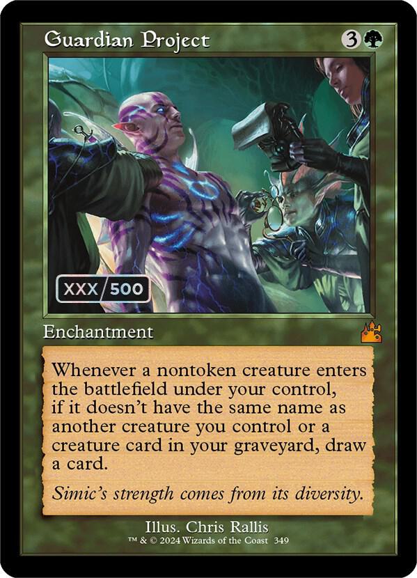 Guardian Project (Retro Frame) (Serial Numbered) (349) [Ravnica Remastered]