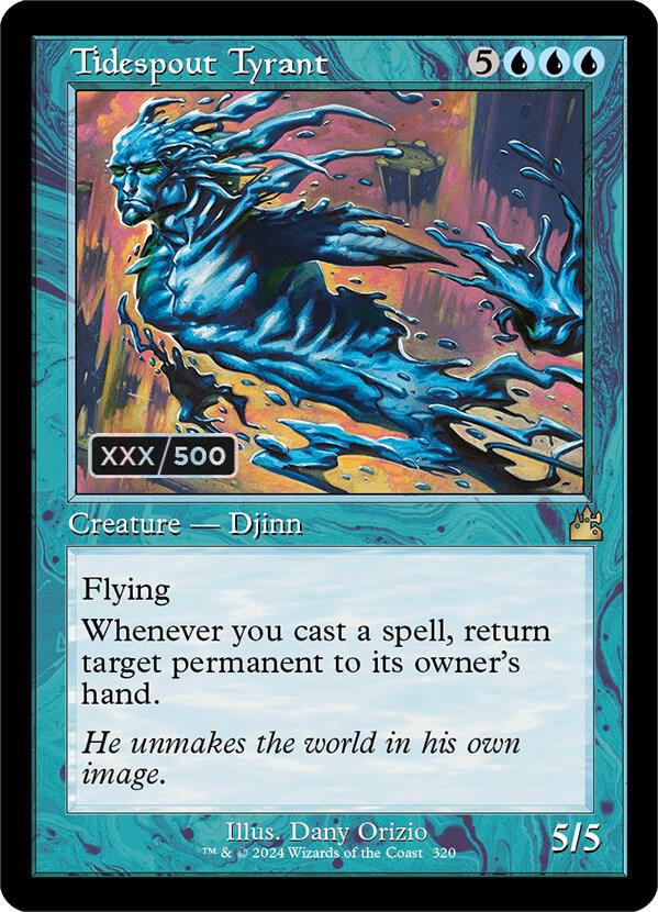 Tidespout Tyrant (Retro Frame) (Serial Numbered) (320) [Ravnica Remastered]
