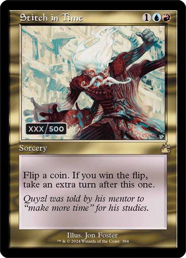 Stitch in Time (Retro Frame) (Serial Numbered) (384) [Ravnica Remastered]