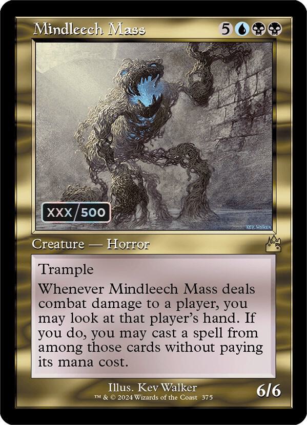 Mindleech Mass (Retro Frame) (Serial Numbered) (375) [Ravnica Remastered]