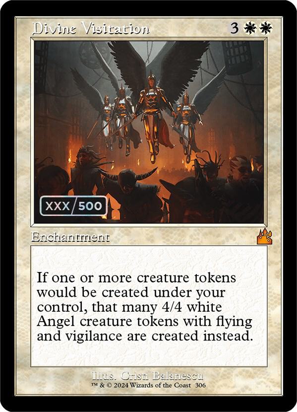 Divine Visitation (Retro Frame) (Serial Numbered) (306) [Ravnica Remastered]