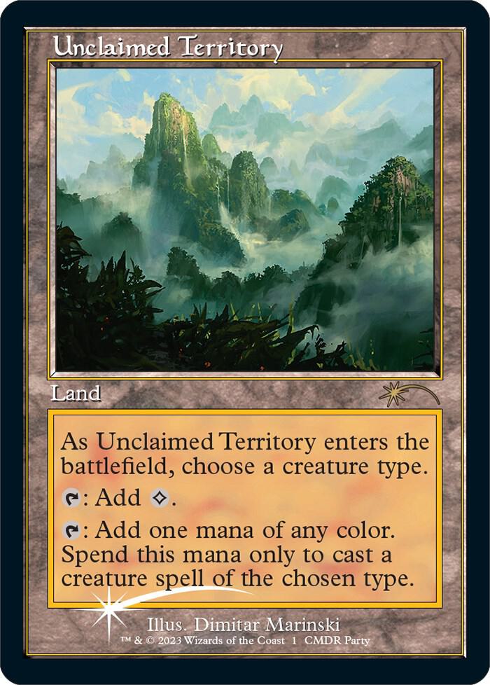 Unclaimed Territory (Retro Frame) (1) [WPN & Gateway Promos]