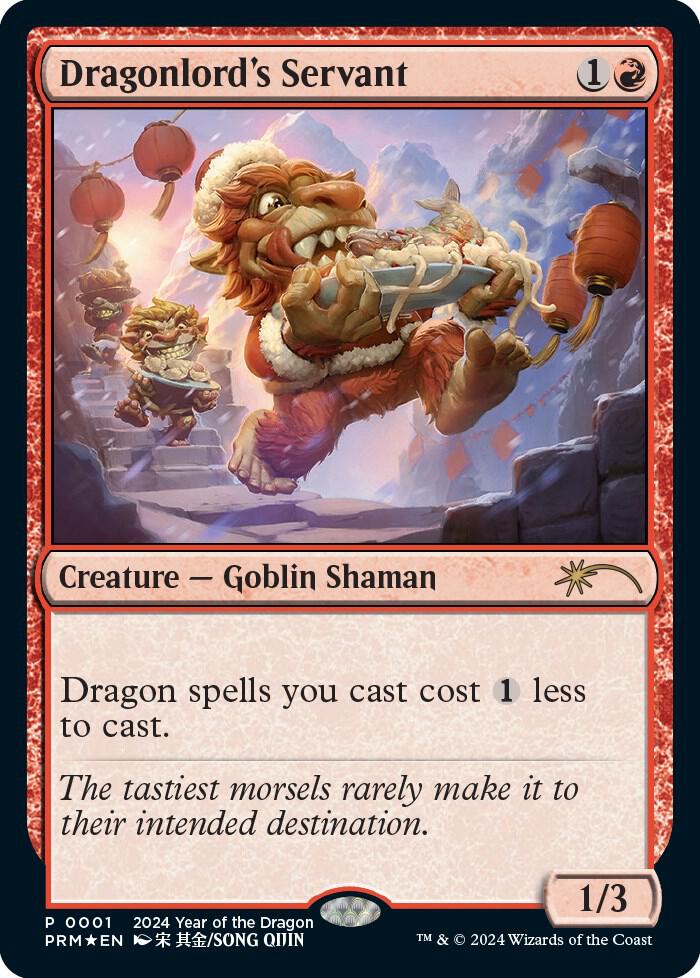 Dragonlord's Servant (Year of the Dragon 2024) (1) [Standard Showdown Promos]