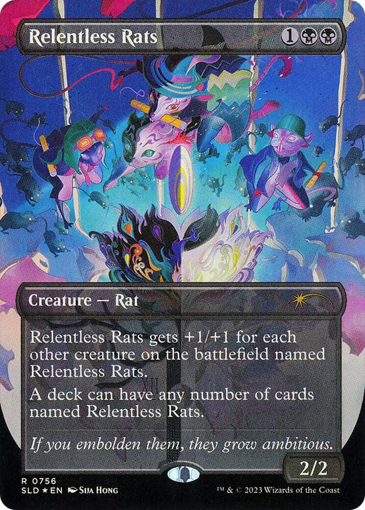 Relentless Rats (756) [Secret Lair Drop] [Borderless]