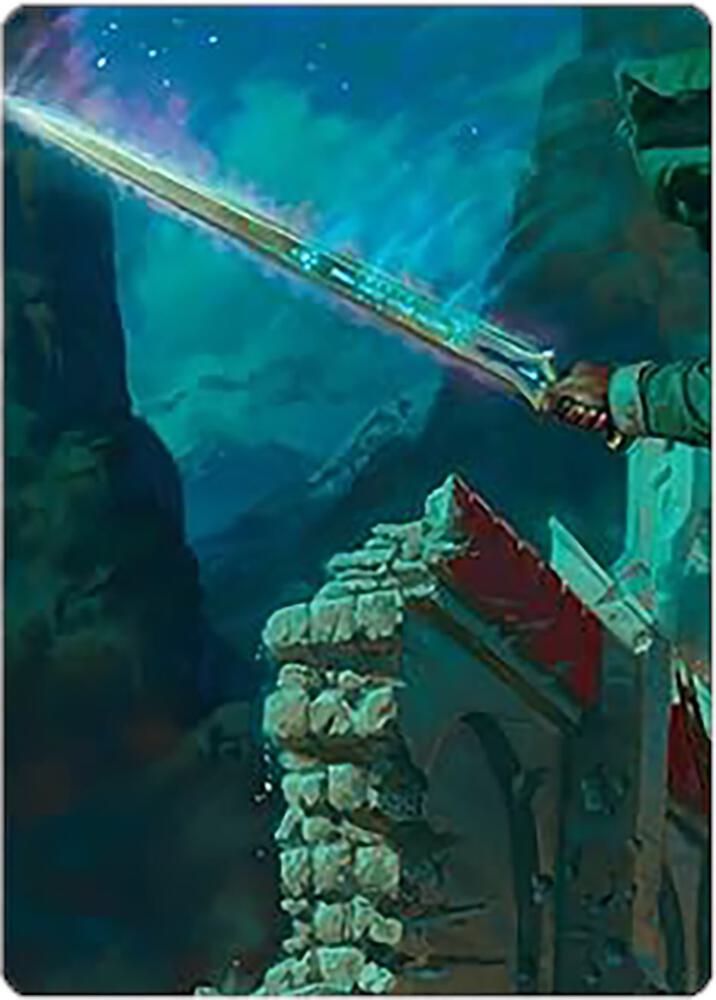 Anduril, Narsil Reforged Art Card (1) [Universes Beyond: The Lord of the Rings: Tales of Middle-earth Art Series]