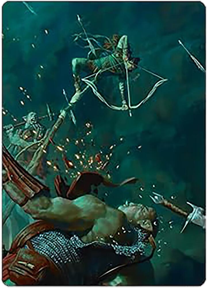 Legolas's Quick Reflexes Art Card (3) [Universes Beyond: The Lord of the Rings: Tales of Middle-earth Art Series]