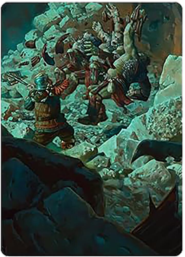 Gimli's Reckless Might Art Card (4) [Universes Beyond: The Lord of the Rings: Tales of Middle-earth Art Series]