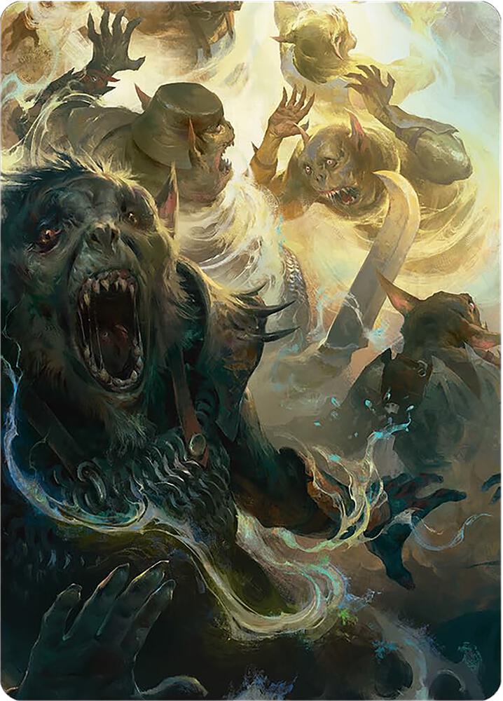 Galadriel's Dismissal Art Card (10) [Universes Beyond: The Lord of the Rings: Tales of Middle-earth Art Series]