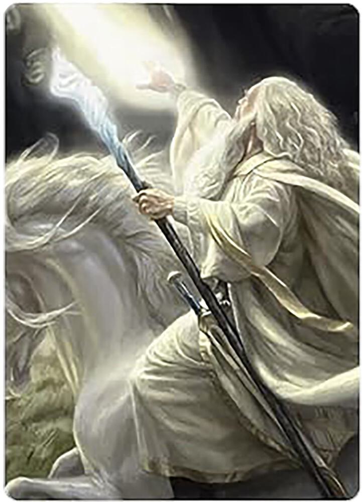 Gandalf of the Secret Fire Art Card (17) [Universes Beyond: The Lord of the Rings: Tales of Middle-earth Art Series]