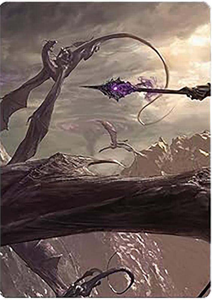 Nazgul Battle-Mace Art Card (20) [Universes Beyond: The Lord of the Rings: Tales of Middle-earth Art Series]