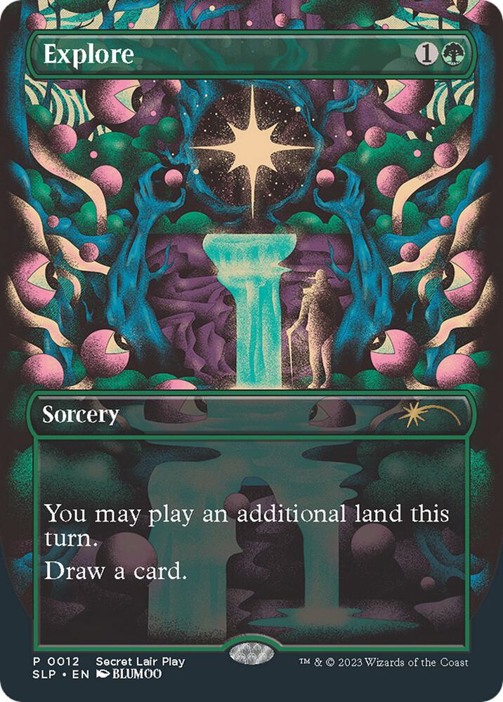 Explore (12) [Secret Lair Showdown] [Borderless]