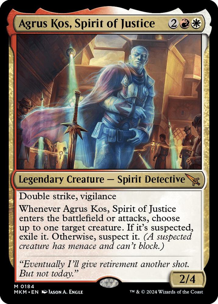 Agrus Kos, Spirit of Justice (184) [Murders at Karlov Manor]