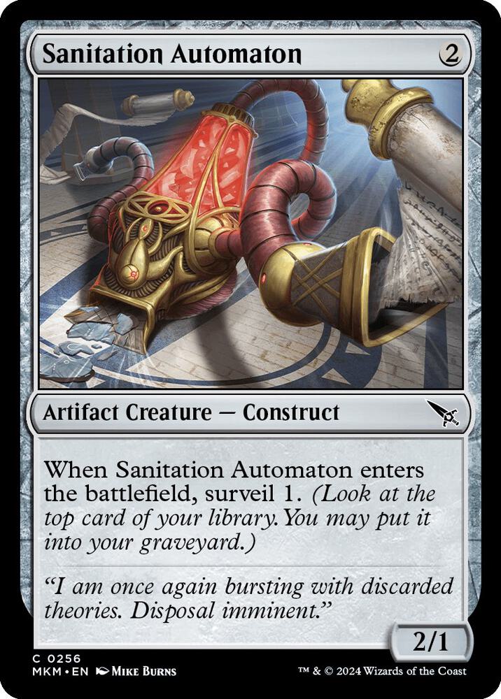 Sanitation Automaton (256) [Murders at Karlov Manor]
