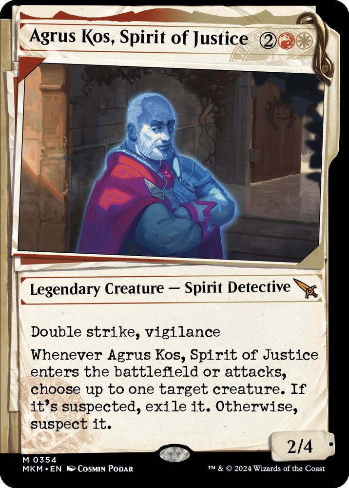 Agrus Kos, Spirit of Justice (Showcase) (354) [Murders at Karlov Manor] [Showcase]