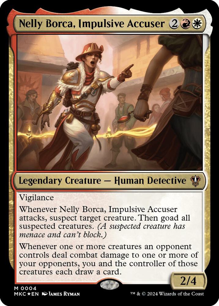 Nelly Borca, Impulsive Accuser (4) [Murders at Karlov Manor Commander]