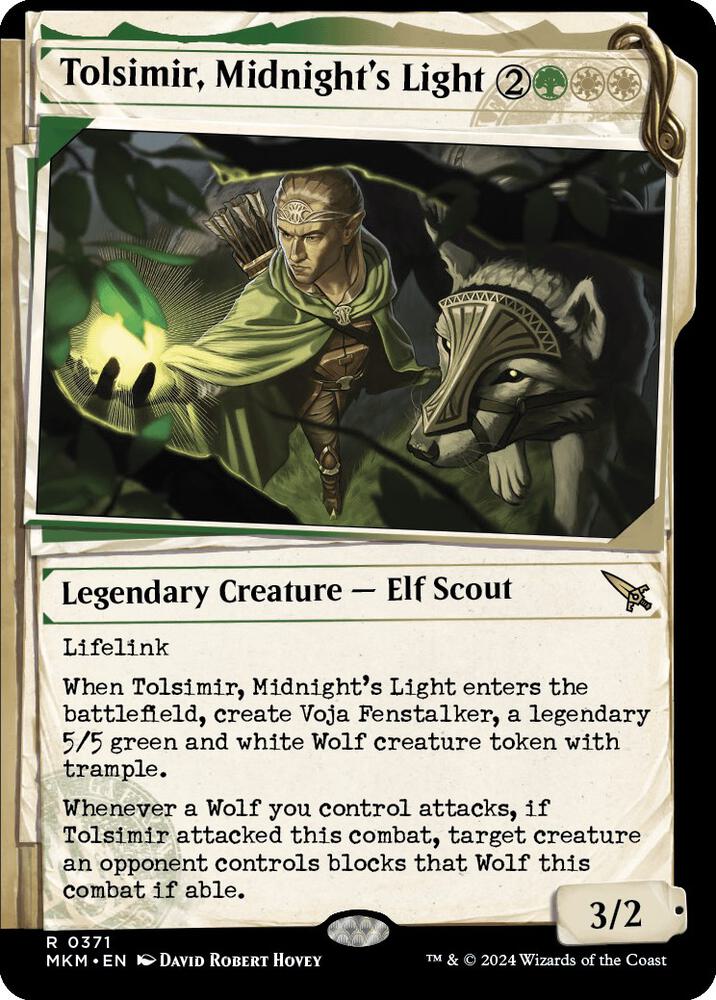 Tolsimir, Midnight's Light (Showcase) (371) [Murders at Karlov Manor] [Showcase]