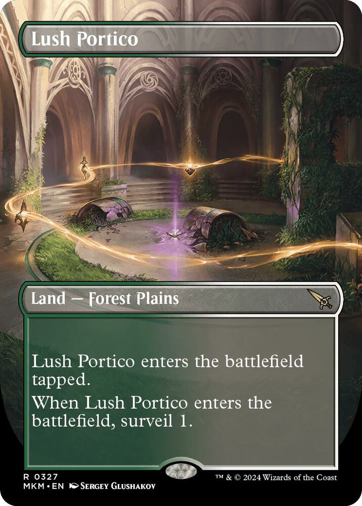 Lush Portico (Borderless) (327) [Murders at Karlov Manor] [Borderless]