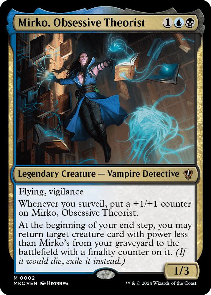 Mirko, Obsessive Theorist (2) [Murders at Karlov Manor Commander]