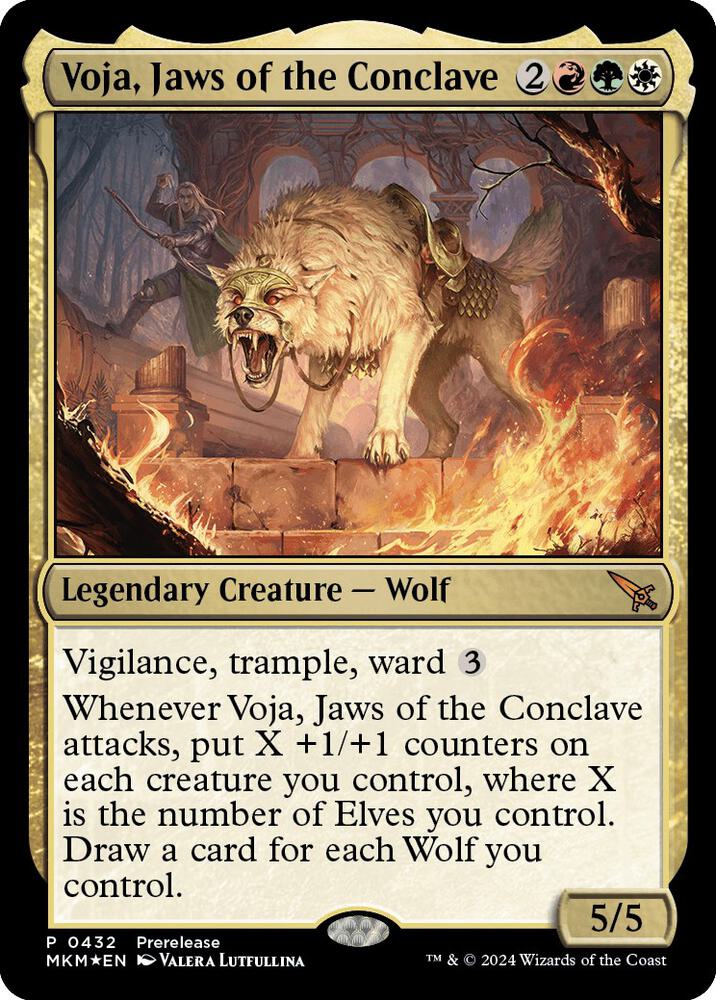 Voja, Jaws of the Conclave (432) [Prerelease Cards]