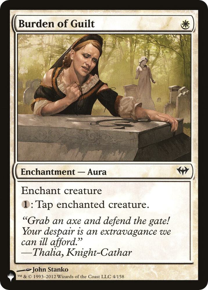 Burden of Guilt (4/158) [The List]