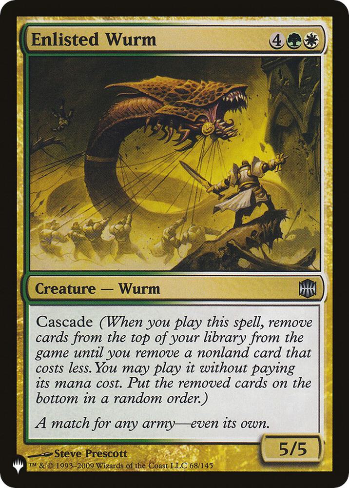Enlisted Wurm (68/145) [The List]