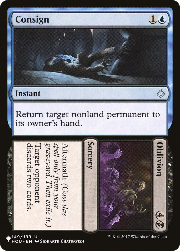 Consign // Oblivion (149/199) [The List]