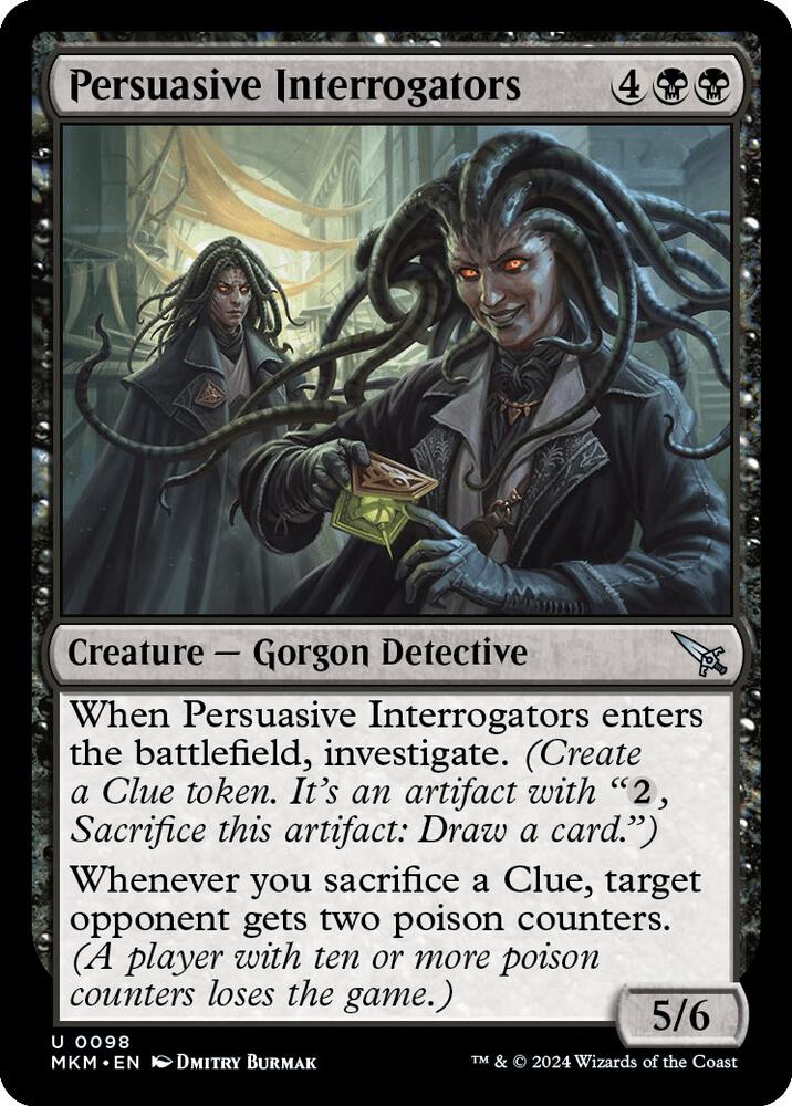 Persuasive Interrogators (98) [Murders at Karlov Manor]