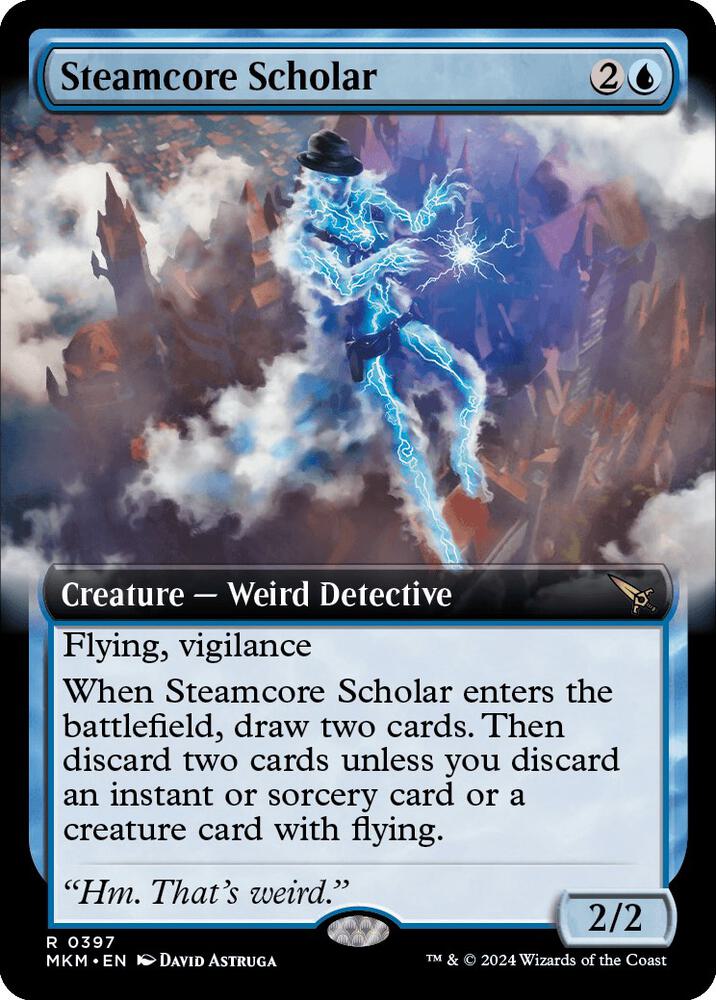 Steamcore Scholar (Extended Art) (397) [Murders at Karlov Manor] [Extended Art]