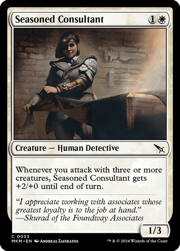 Seasoned Consultant (33) [Murders at Karlov Manor]