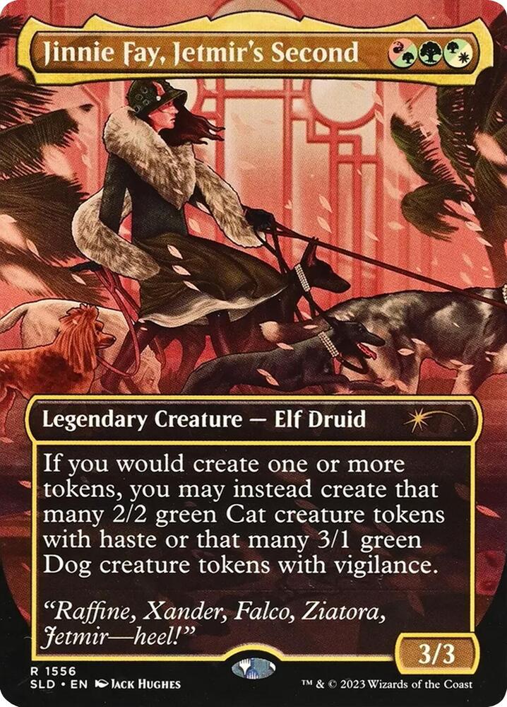 Jinnie Fay, Jetmir's Second (Display Commander) - Thick Stock (1556) [Secret Lair Drop]