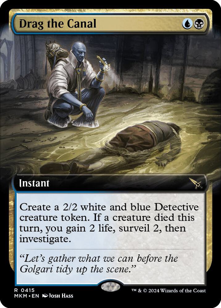 Drag the Canal (Extended Art) (415) [Murders at Karlov Manor] [Extended Art]