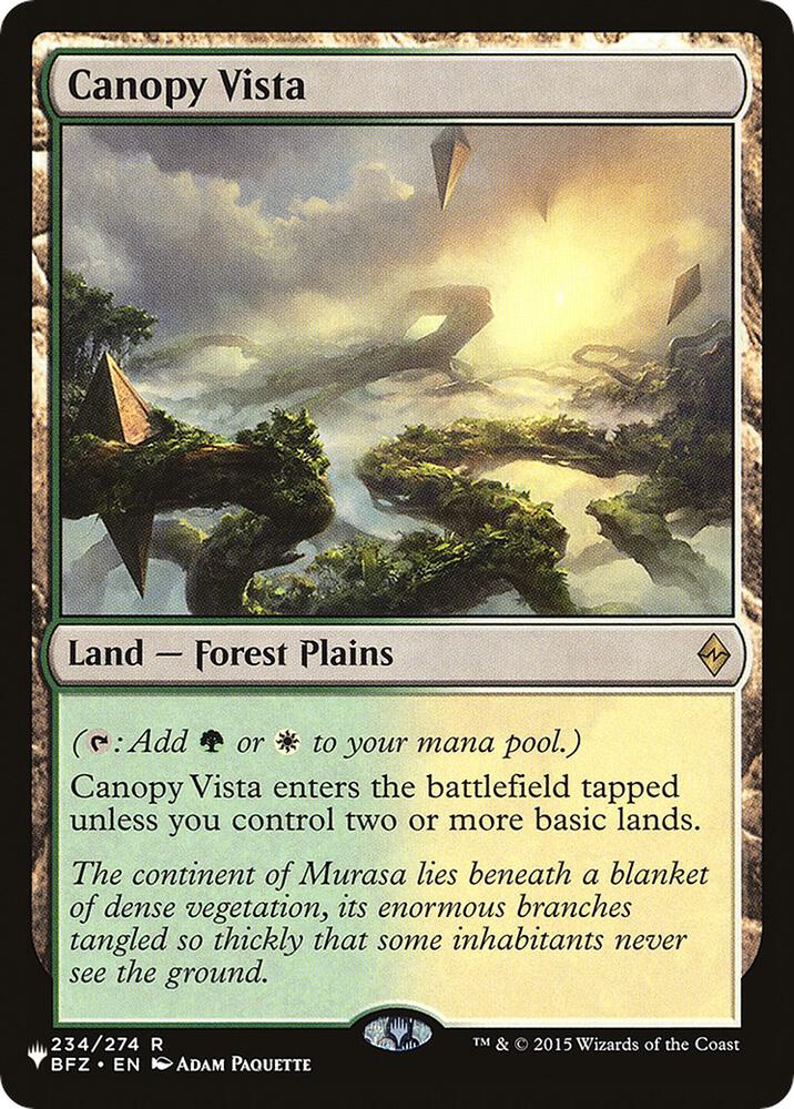 Canopy Vista (234/274) [The List]