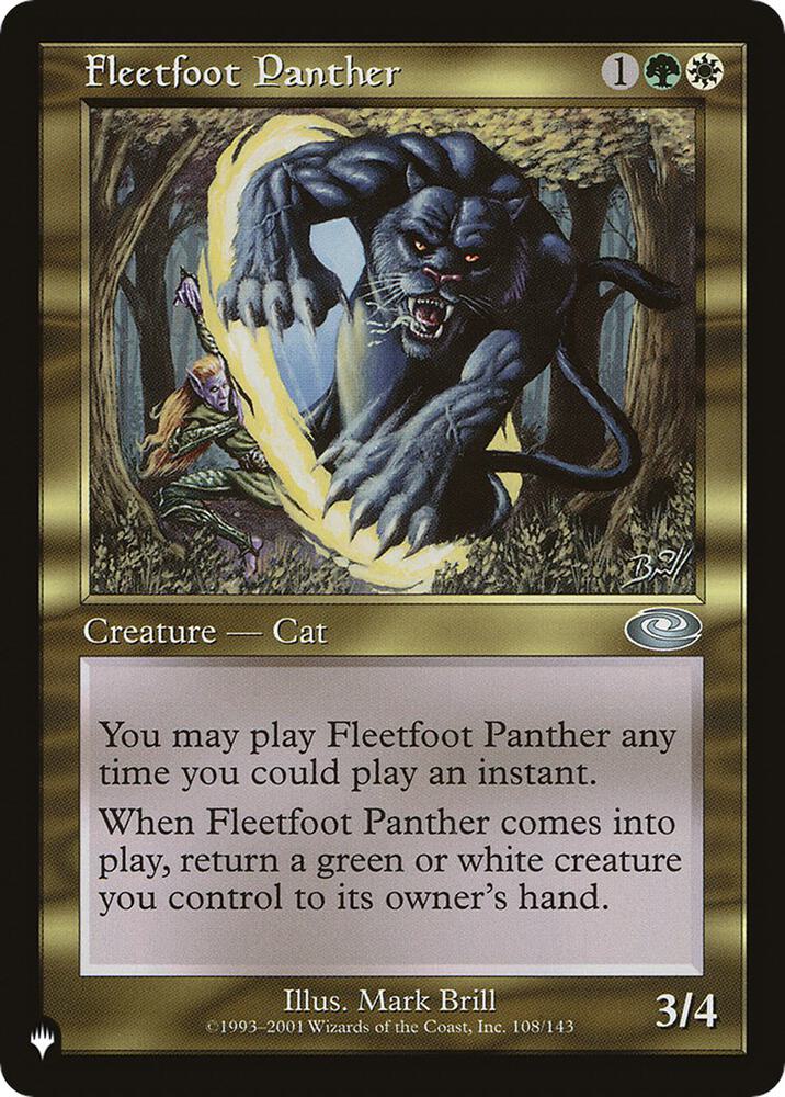 Fleetfoot Panther (108/143) [The List]
