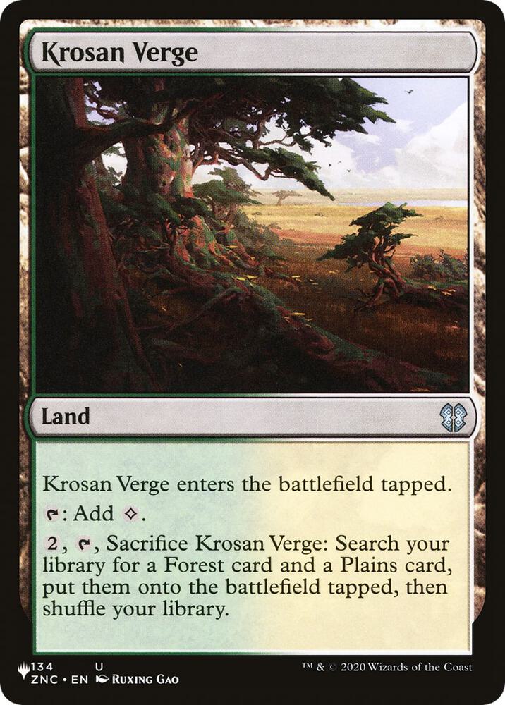Krosan Verge (ZNC) (134) [The List]