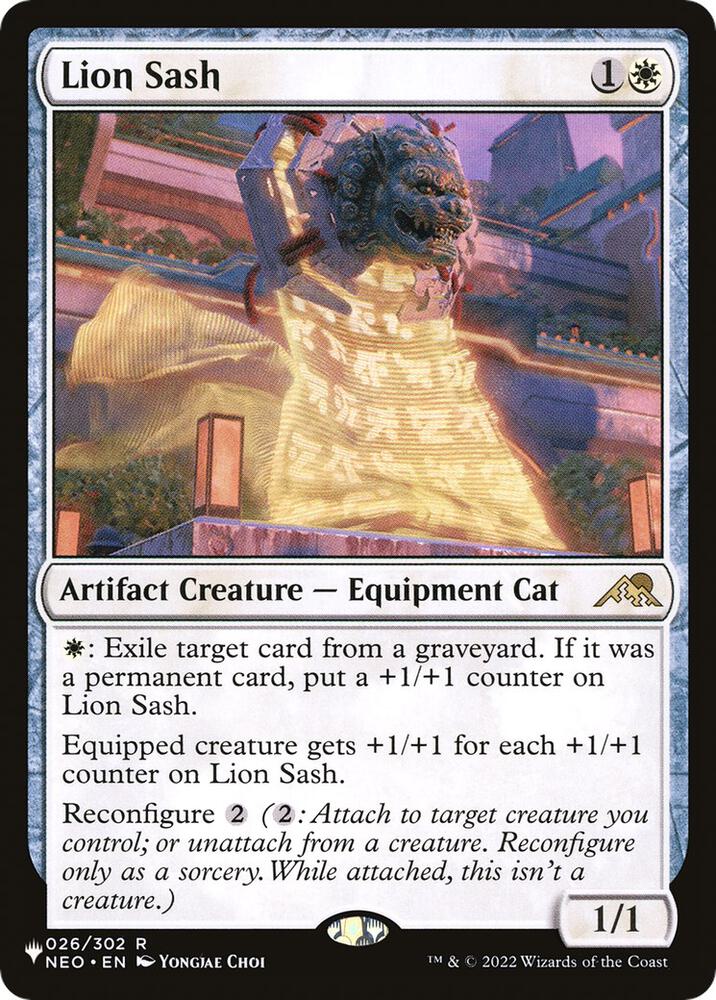 Lion Sash (026/302) [The List]