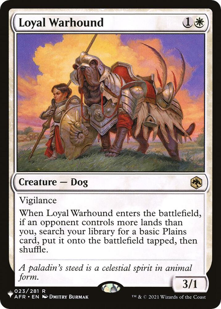 Loyal Warhound (023/281) [The List]