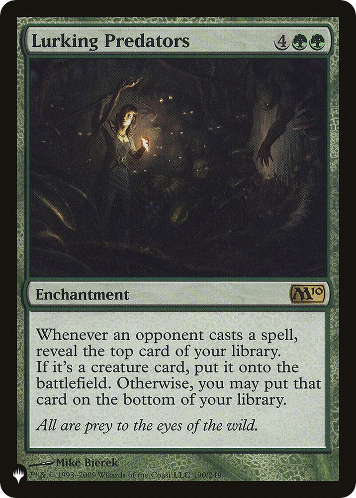 Lurking Predators (190/249) [The List]