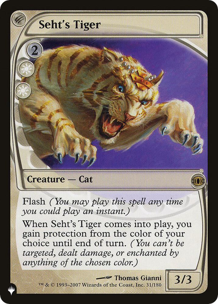 Seht's Tiger (31/180) [The List]