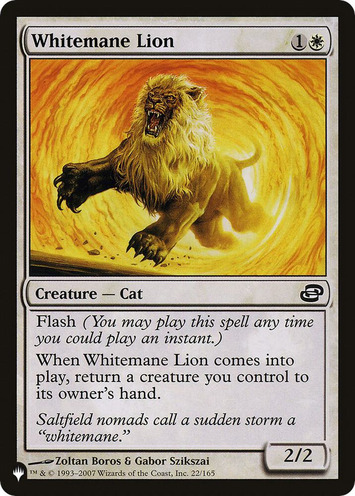 Whitemane Lion (PLC) (22/165) [The List]
