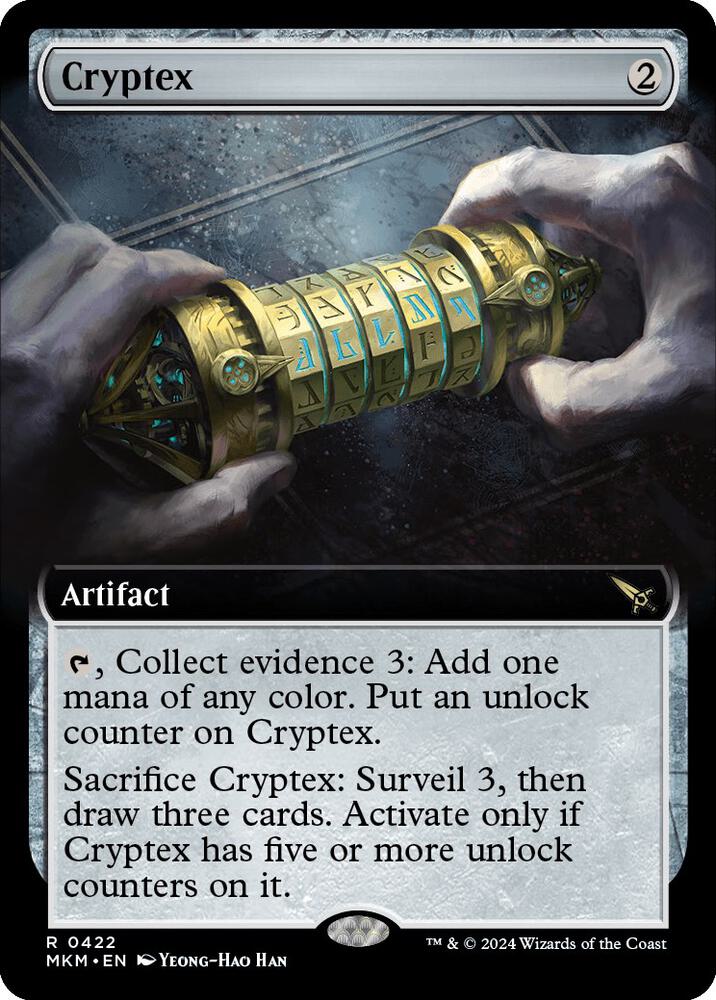 Cryptex (Extended Art) (422) [Murders at Karlov Manor] [Extended Art]
