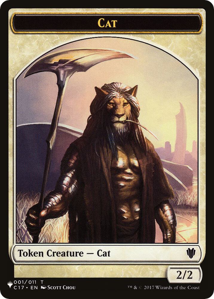 Cat (001) // Dog Double-Sided Token (1 // 10) [The List]