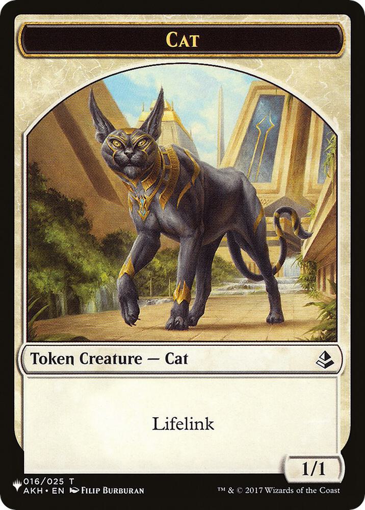Cat (016) // Citizen Double-Sided Token (16 // 12) [The List]